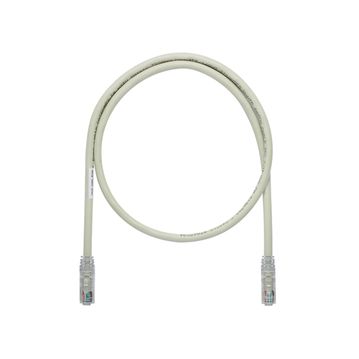 Product image for Panduit UTP6ASD2GY Category 6A (SD), 10 Gb/s UTP patch cord with Modular Plugs on each end.