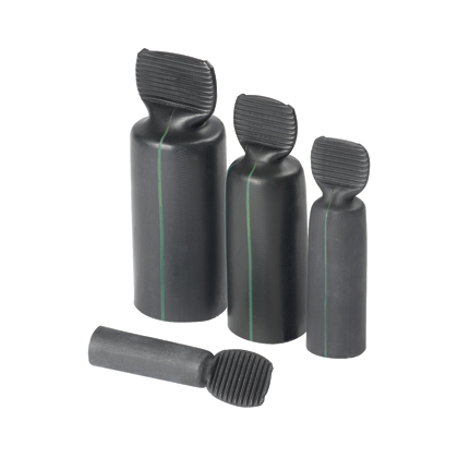 Product image for Panduit HSECFR2.0-5Y Heat Shrink End Cap Flame Retardant Adhesive Lined, 2.2" (57mm) Min. Expanded I.d., Flame Retardant Cross-linked Polyolefin With Adhesive, 5 Pc. Package Quantity.