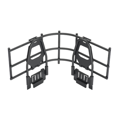 Intersection Bend Radius Control, 4 in, Black