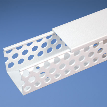 Round Hole Duct, PVC, 2X2X6',WHT,6ft