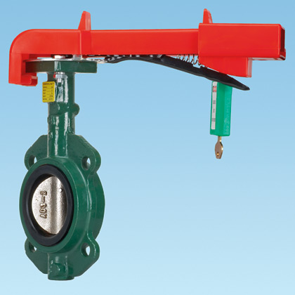 BUTTERFLY VALVE LOCKOUT DEVICE,RD,EA