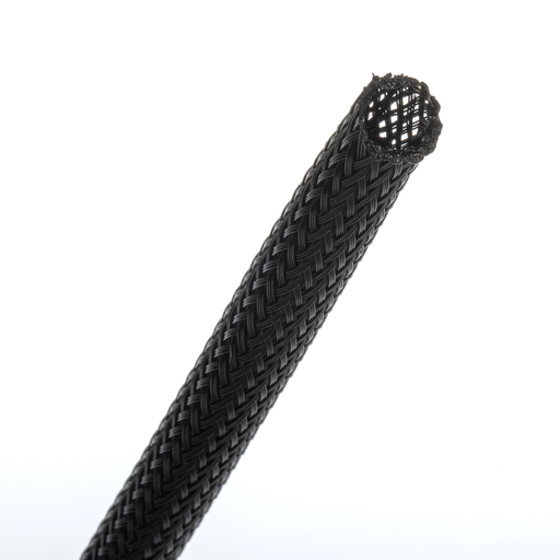 Panduit SE50P-DR0 Braided Sleeving,Black,0.5"x500'