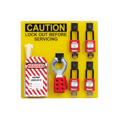 LOCKOUT STATION W/COMPONENTS,4 PERSON,EA