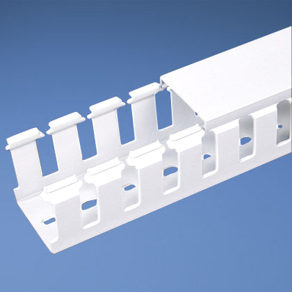Panduit NNC75X75WH2 Wide Slot Wiring Duct,Cover,White