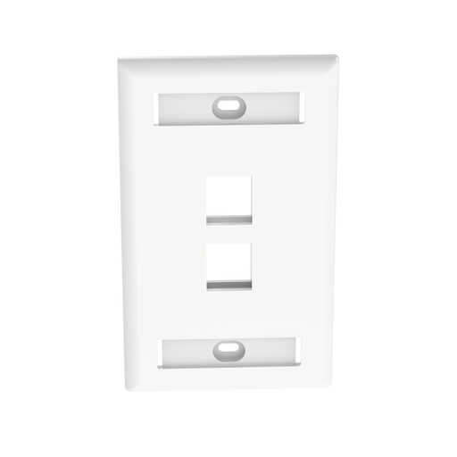 Panduit NK2FWHY NetKey® Faceplate, Labe Springfield Electric