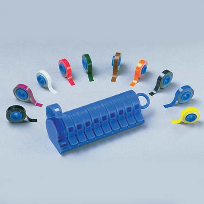 Product image for Panduit PMDR-RED Pre-Print, Marker.Tape, 8ft Reel, PK10