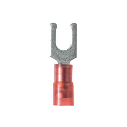 Product image for Panduit PNF18-10LF-M Pan-Term® Nylon-Insulated Fork Terminal