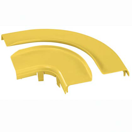 Panduit FRRASC6YL Angled Fitting Cover Product image for Panduit FRRASC6YL Angled Fitting Cover