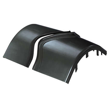 Product image for Panduit FROVRASC12BL Angled Fitting Cover