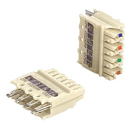 Panduit GPCB4-XY 4 Pair Cat 6 Connecting Block Product image for Panduit GPCB4-XY 4 Pair Cat 6 Connecting Block