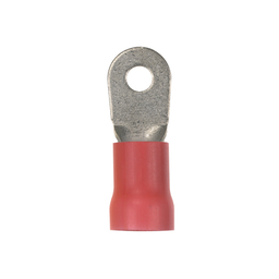 Product image for Panduit PV2-12R-XY Ring Terminal, Vinyl, 2AWG, 1/2"Stud, PK10