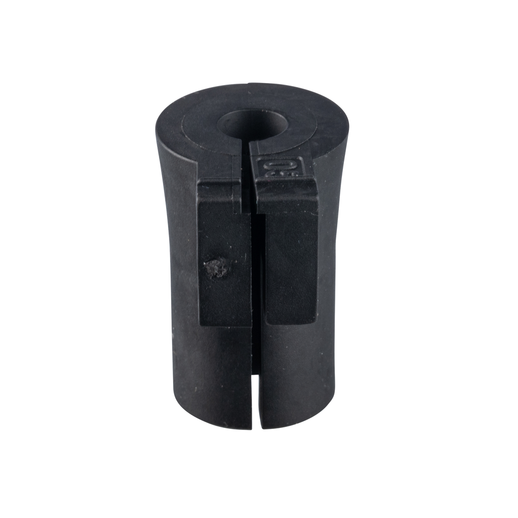 Product image for Panduit CEG-05X1 Cable Entry Grommet, Single, Small, 0.20"-0.24", Black TPE, 12 PC