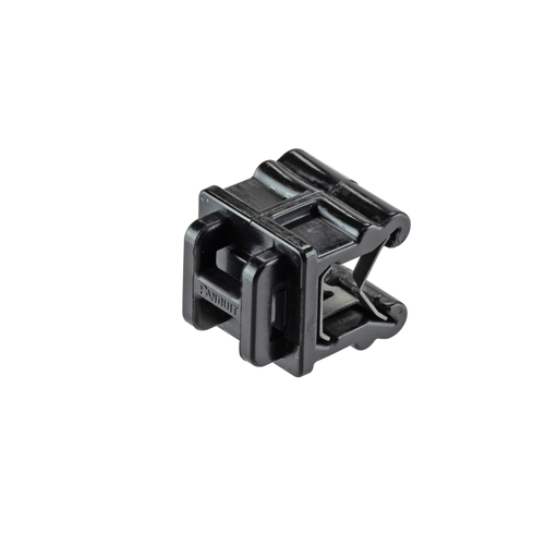 CME24-M300 Edge Clip Top Mount, Black, High Heat/UV PA6.6, .118-.236", PK1000