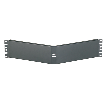 Filler Panel, Angled, 2 RU, Black