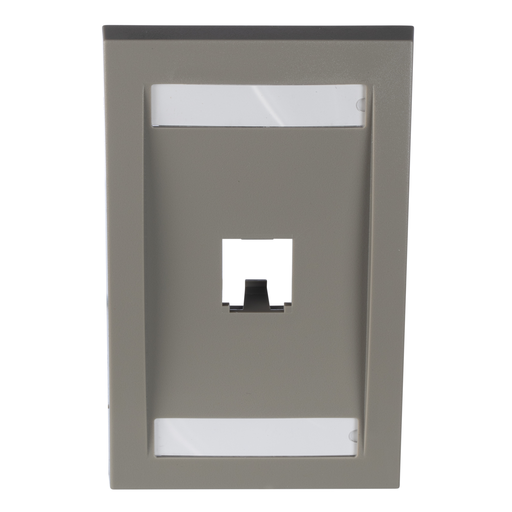 Mini-Com®, Executive, Faceplate, 1 port, International Gray