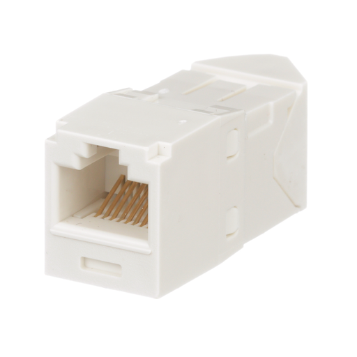 Mini-Com® UTP RJ45 Cat 6 Left/Right TG Jack Module, Off White