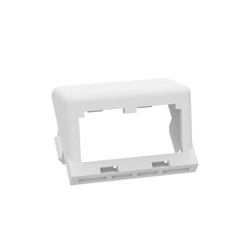 Mini-Com®, Modular Insert, Sloped, 1/2 size, 2 port, White