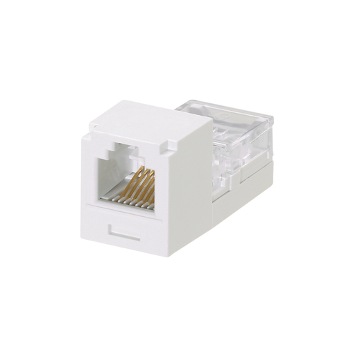 Mini-Com® UTP RJ45 Cat 3 Leadframe Jack Module, White