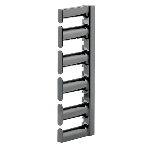 Bend Radius Control Finger Section, 5 RU, Black, 3 in. Depth