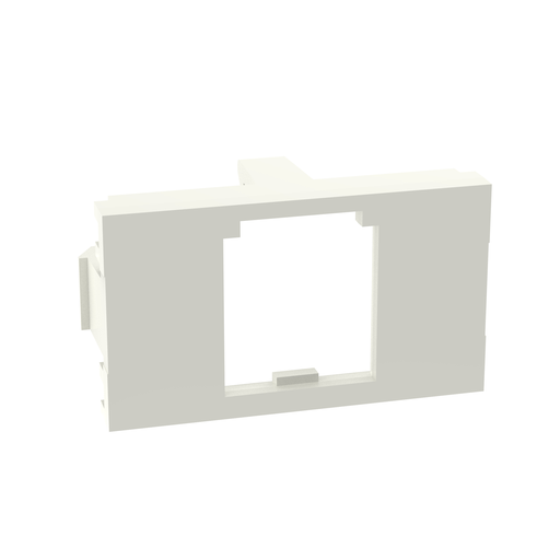 Mini-Com®, Modular Insert, Flat, 1/3 size, 1 port, Off White