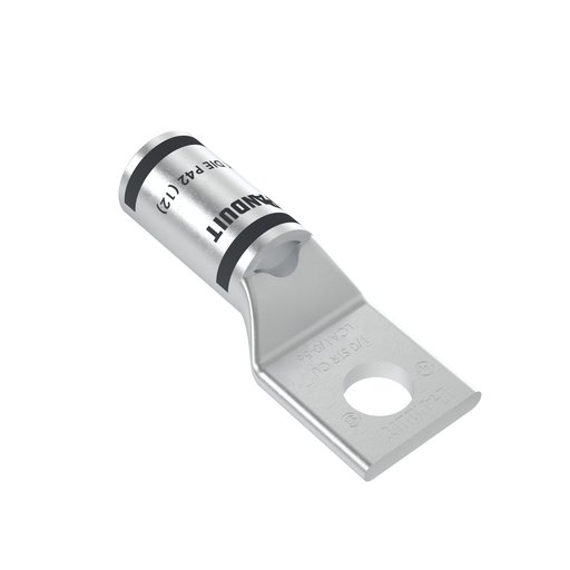 Pan-Lugâ„¢ LCA1/0-56-X Comp. Lug, 1/0, Tin Plt Copper, Strt, One 0.31" Stud, PK10
