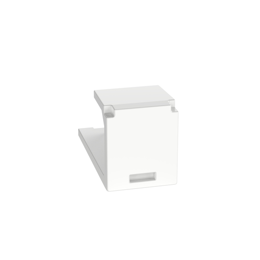 Mini-Com® Blank Module, 1 Port, White