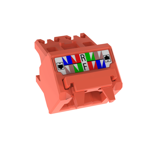 45° Angled Wire Cap for Cat 5e UTP TG Jack