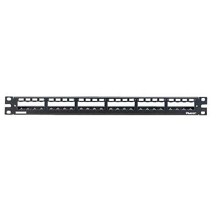Mini-Com® All Metal Patch Panel, 24 port, 1 RU, BL