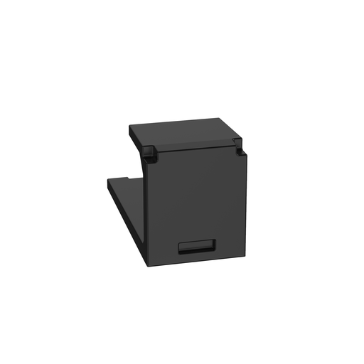 Mini-Com® Blank Module, 1 Port, Black