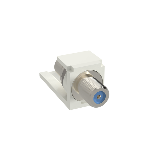 Pan-Net® F-Type Connector, White, 100 Pack