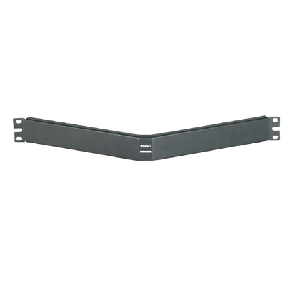 Filler Panel, Angled, 1 RU, Black