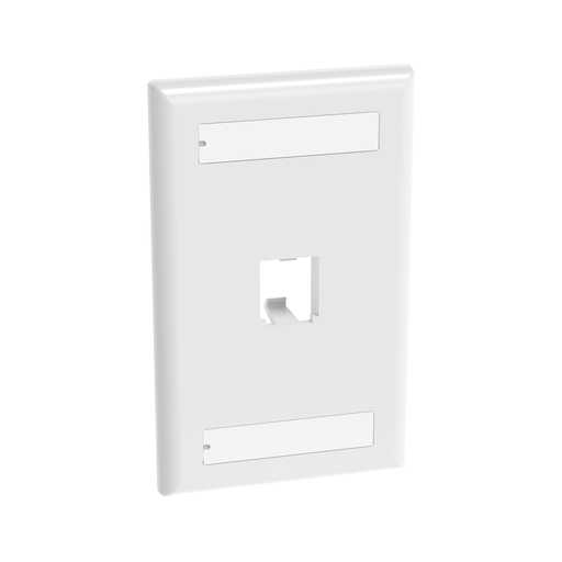 Mini-Com®, Classic, Faceplate, 1 port, White