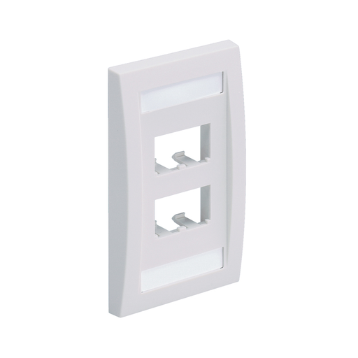 Mini-Com® Faceplate, 4 Port, White