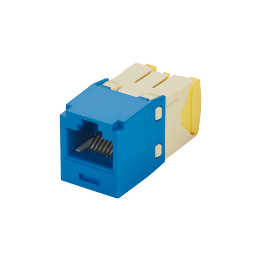 Mini-Com® UTP RJ45 Cat 5e 28/30 AWG TG Jack Module, Blue