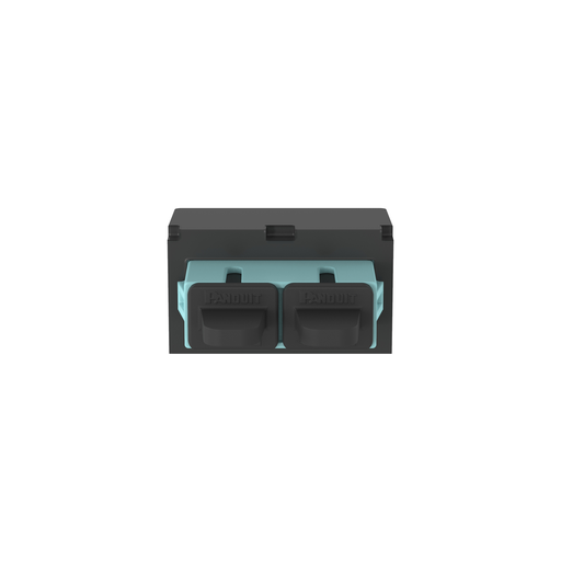 Mini-Com® Aqua SC Duplex, Black Module