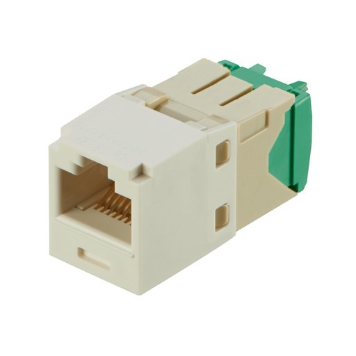 Mini-Com® UTP RJ45 Cat 6 28/30 AWG TG Jack Module, White