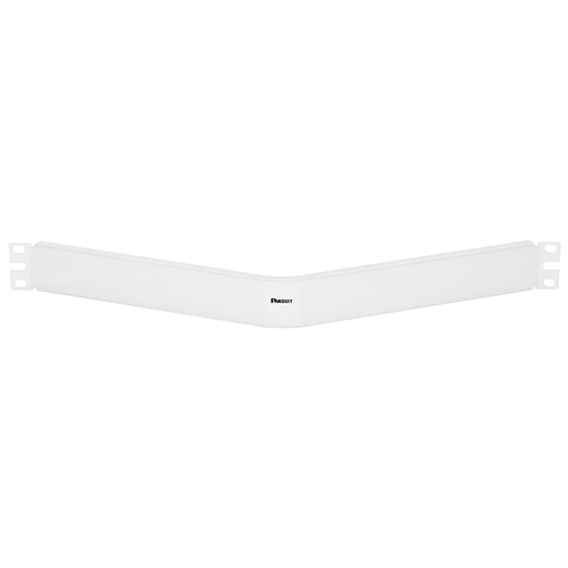 Filler Panel, Angled, 1 RU, White
