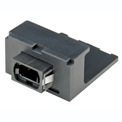 Mini-Com® Black MPO, Simplex, Method A, Black Module Adapter