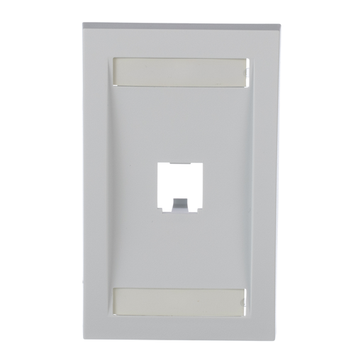 Mini-Com® Faceplate, 1 Port, White
