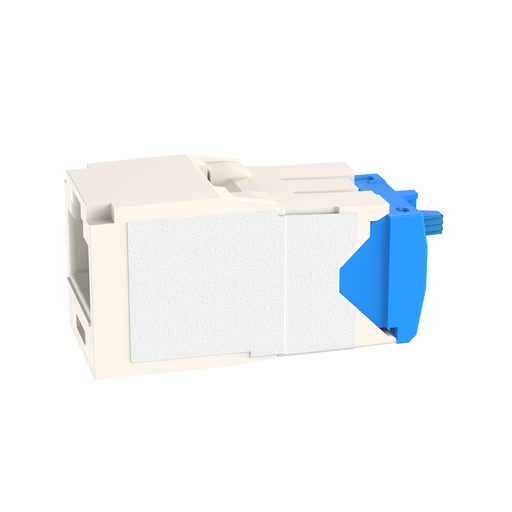 Mini-Com® UTP RJ45 Cat 6A TG Jack Module, White
