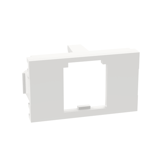 Mini-Com®, Modular Insert, Flat, 1/3 size, 1 port, White