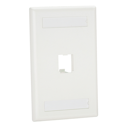 Mini-Com®, Classic, Faceplate, 1 port, Off White