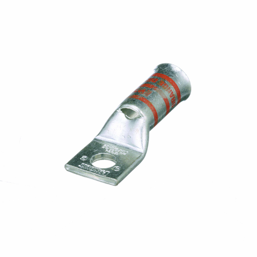 Uninsulated Lug, 2/0, 2.55", Tinned Plated Copper, Orange