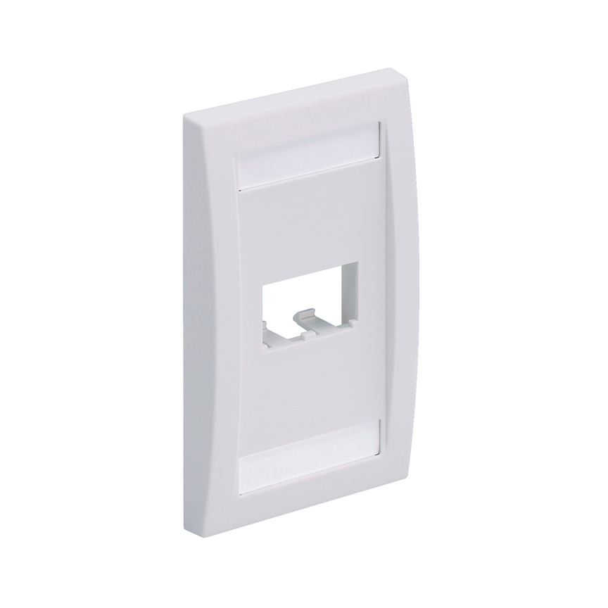 Product image for Panduit CFPE2WHY Mini-Com® Faceplate, 2