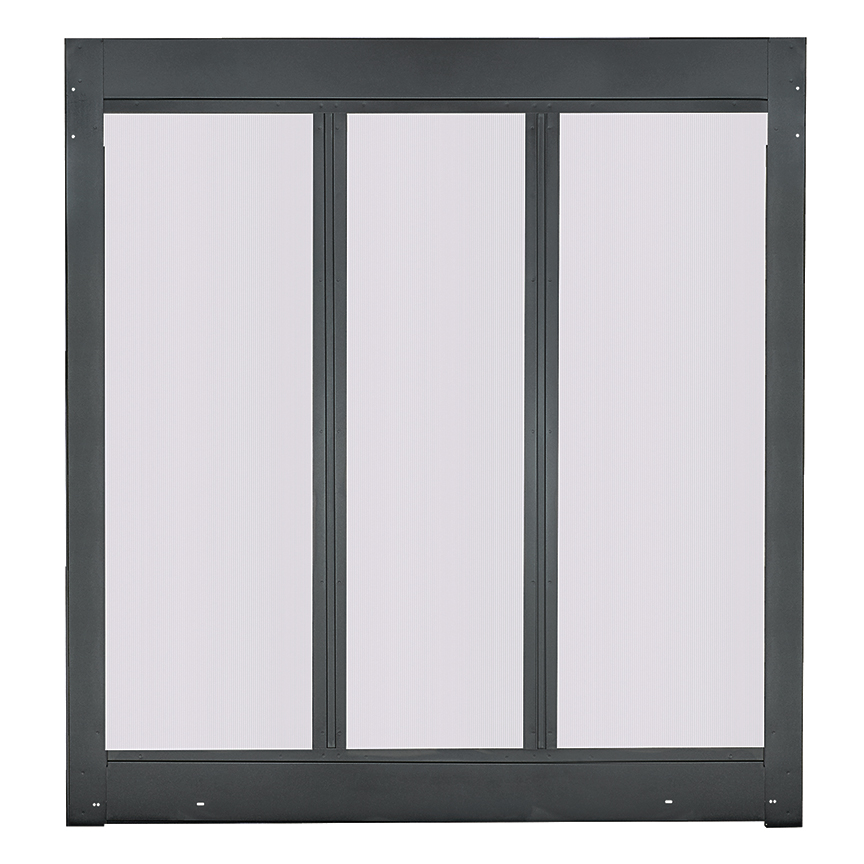 Product image for Panduit CUEOR18CPB1 NET-CONTAIN, End Of Row Cap 1800MM Width, Black
