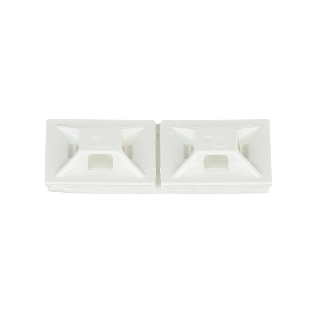 Mayer-DDS-ABMM-AT-C Cable Tie Mount, White, ABS, Acrylic Adh., 0.75x0.75", PK100-1