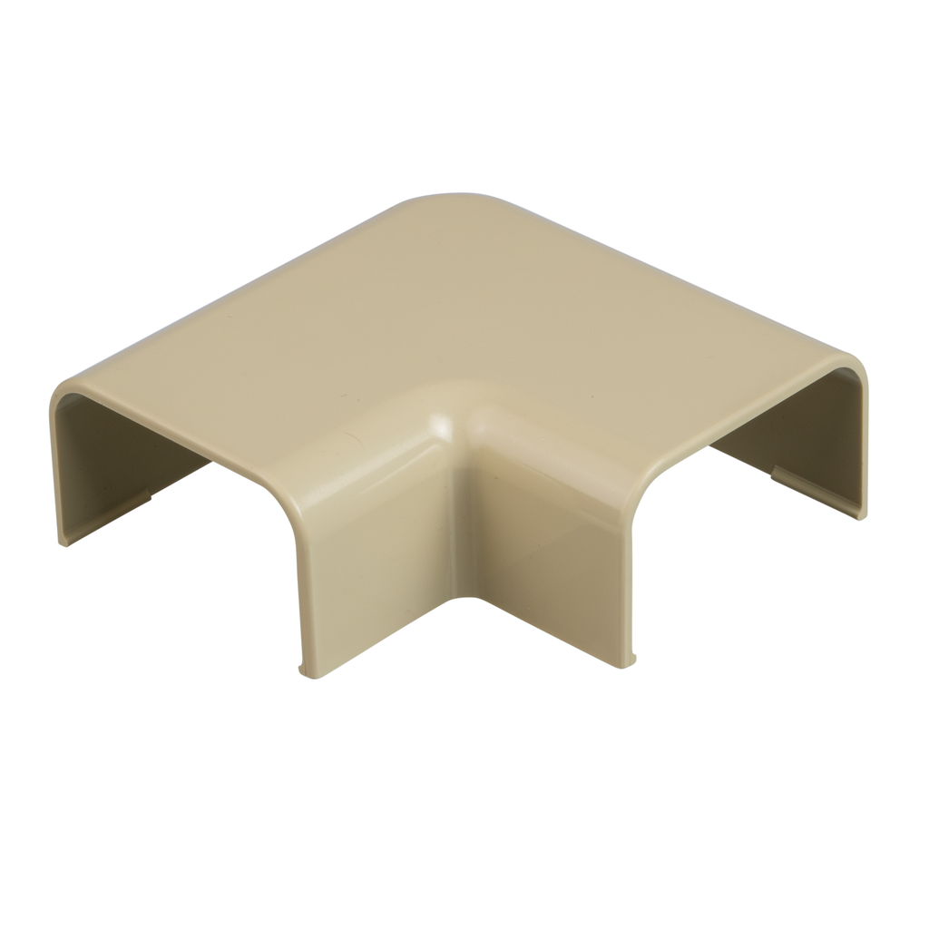 Mayer-DDS-Surface Raceway, LD10 Low Volt. Right Angle Fitting, Elec Ivory-1