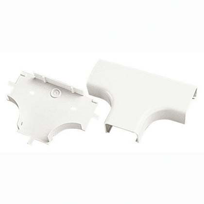Product image for Panduit TFX3EI-X Surface Raceway, LDPH3 Tee Fitting, Electric Ivory