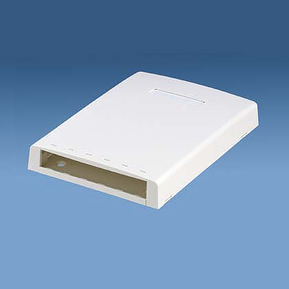 Mini-Com®, Surface Mount Boxes, With Fiber Spool, 6 port, White