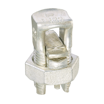 Product image for Panduit SBCT2/0-Q Mechanical Connector-Split Bolt, 2/0, Tin Plate Copper, PK25